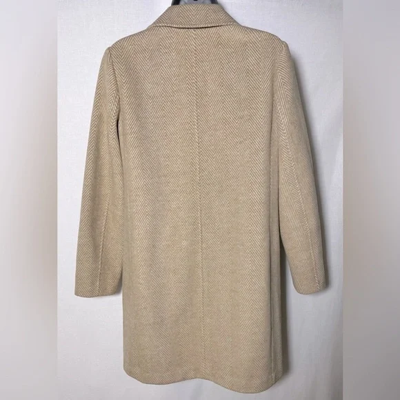 NEW J Crew Herringbone topcoat!!! - Picture 4 of 10